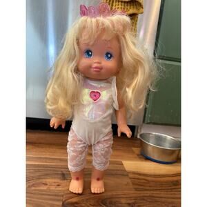 PJ Sparkles Starbright Sparkles 15" Doll Starbrite Mattel Vtg 1988 1990 Working!